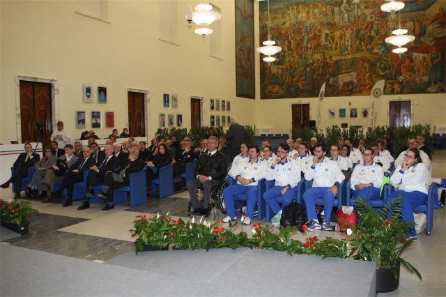 La platea al Salone d'Onore CONI - Foto D'Annibale