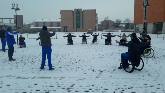 La neve non ferma gli azzurri del Para-Archery