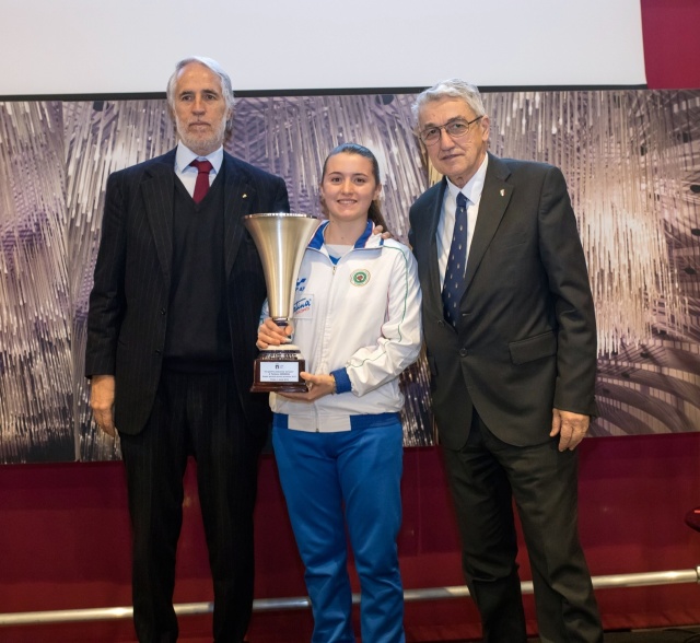 Tatiana Andreoli premiata dal CONI Piemonte