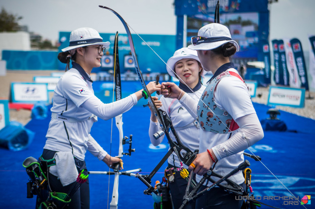 World Cup: i podi dell’arco olimpico