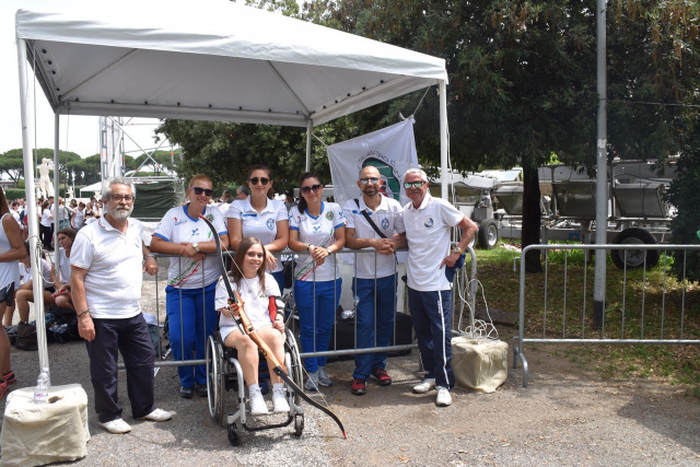 Azzurri e tecnici del CR Lazio per la manifestazione #BeAlive