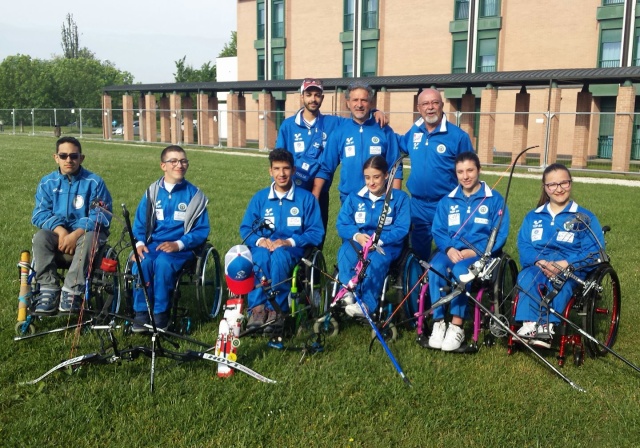 Azzurrini al raduno Giovanile Para-Archery a Roma