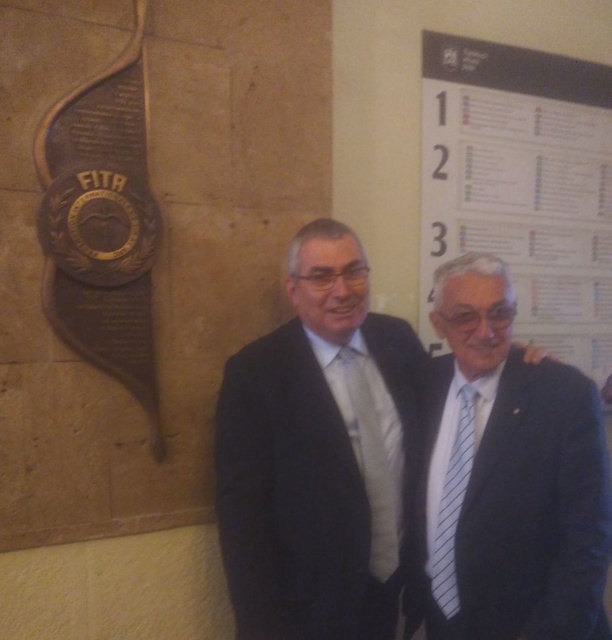 Mario Scarzella e Ugur Erdener a Lviv per celebrare la nascita della FITA