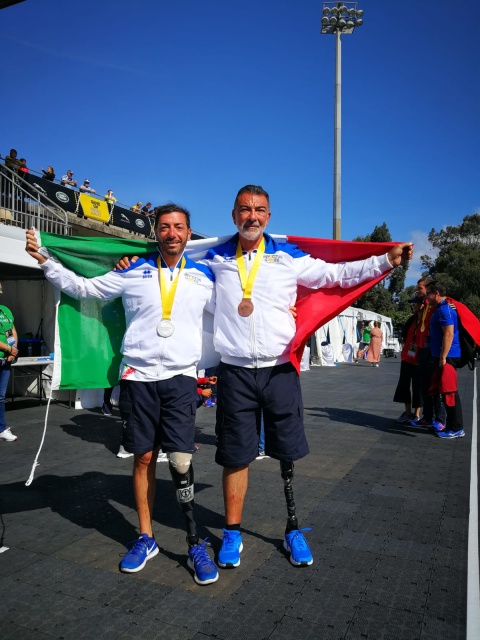 Gli azzurri nel giorno delle finali agli Invictus Games