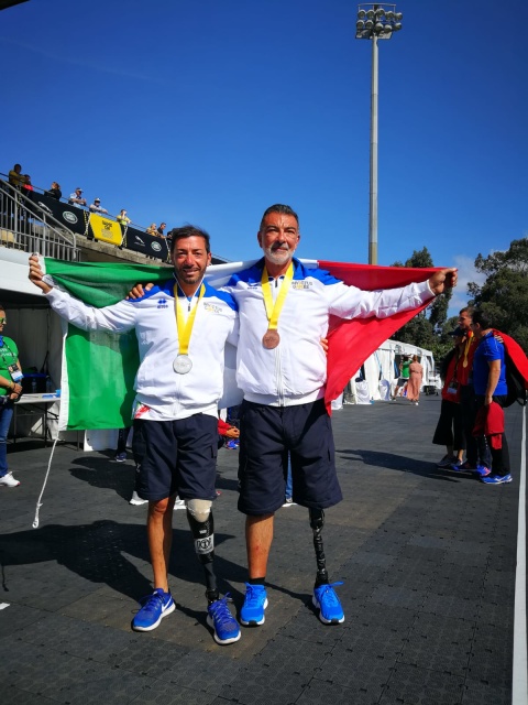 Gli azzurri nel giorno delle finali agli Invictus Games