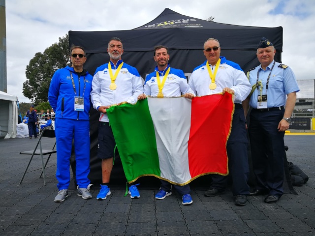 Gli azzurri nel giorno delle finali agli Invictus Games