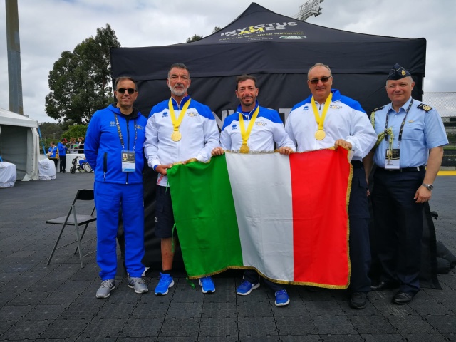 Gli azzurri nel giorno delle finali agli Invictus Games