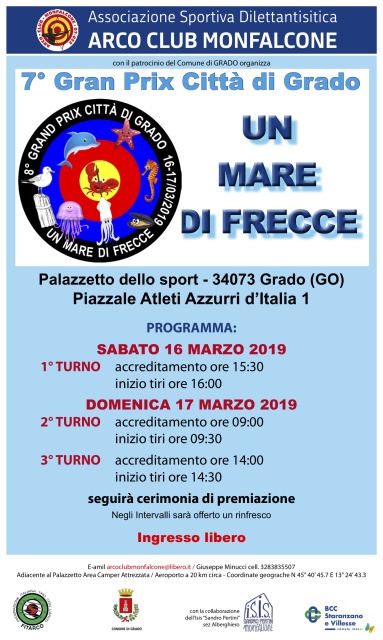 Tutto pronto a Grado per Un mare di frecce