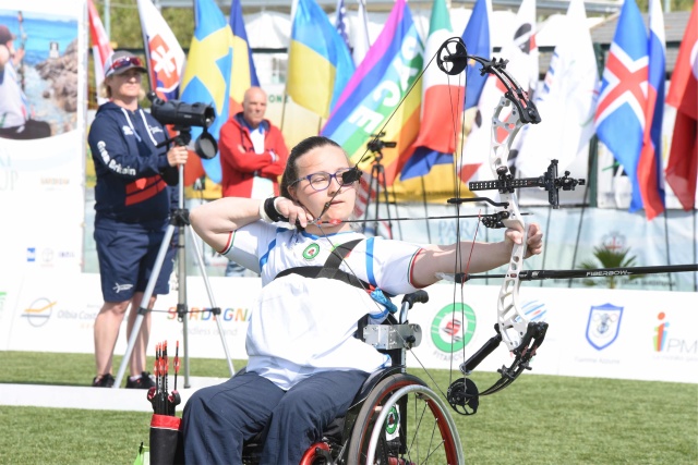 Para-Archery European Cup: Pellizzari d’oro, Mijno e Simonelli d’argento