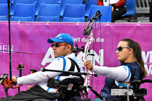 Finali Para-Archery Cup: otto match per le medaglie per gli azzurri