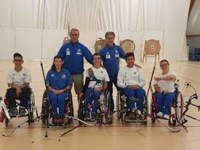 La prima volta della Nazionale Giovanile Para-Archery a Terni