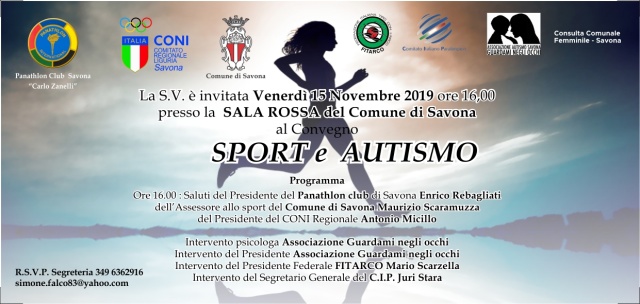 A Savona il Convegno “Sport e Autismo”