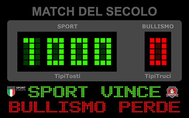 1000 a 0 - Sport vince Bullismo Perde