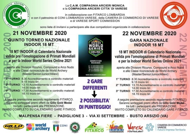 Lombardia: doppio appuntamento a Malpensa Fiere con le Indoor Series
