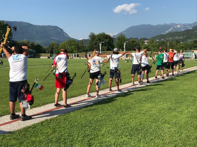 Gli azzurrini del Compound in raduno a Rovereto