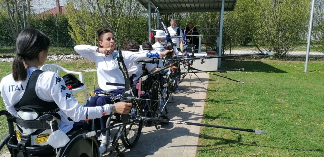 A Grosseto il raduno tecnico della Nazionale Para Archery