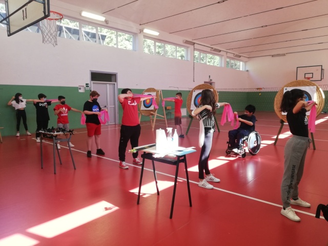 Iniziativa scuola - tiro con l'arco ad Ariano Irpino