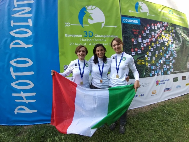 Europei 3D: azzurre d'oro e azzurri di bronzo