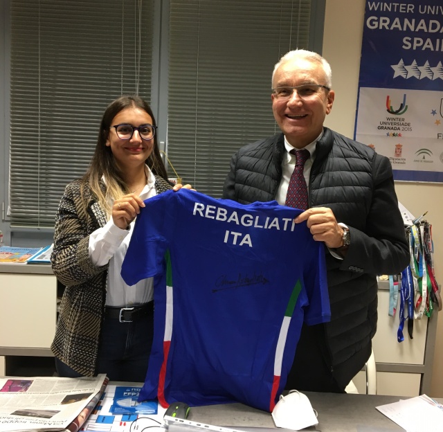 L'azzurra Chiara Rebagliati premiata dall'Università dell'Insubria