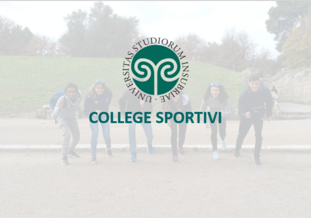 Università degli Studi dell'Insubria: uscito il bando ai College Sportivi