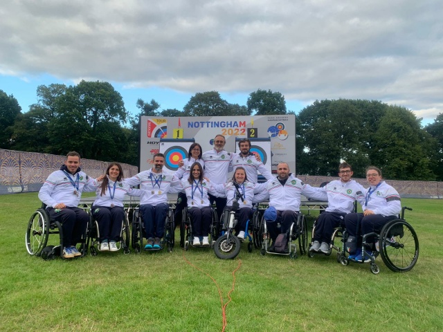 Finali European Para-Archery Cup: cinque ori per gli azzurri e primo posto nel medagliere