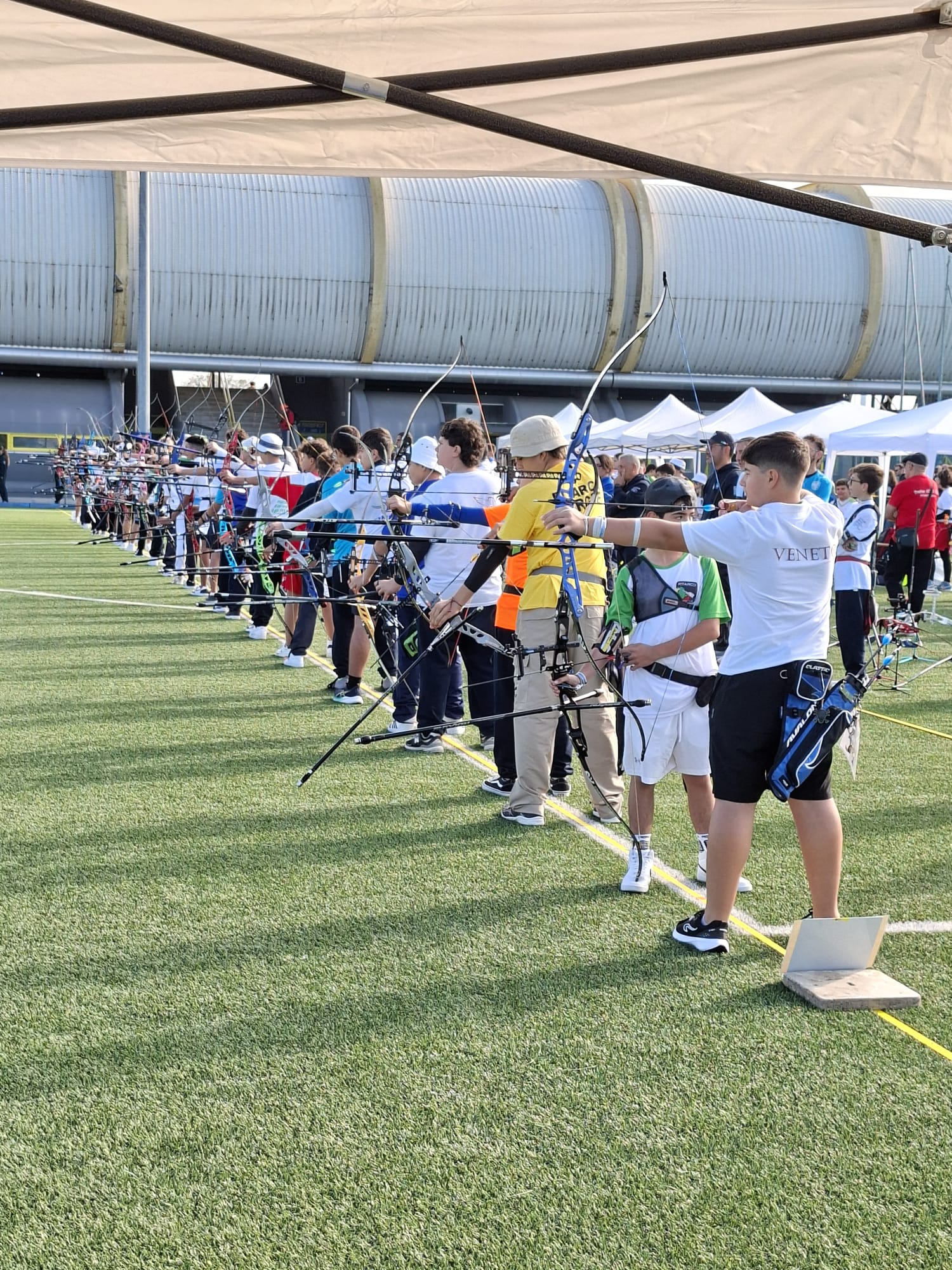 i giovani arcieri al Trofeo CONI 2025