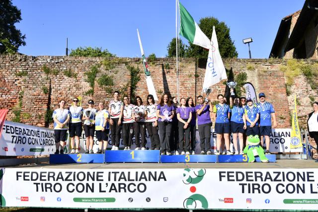 il podio femminile