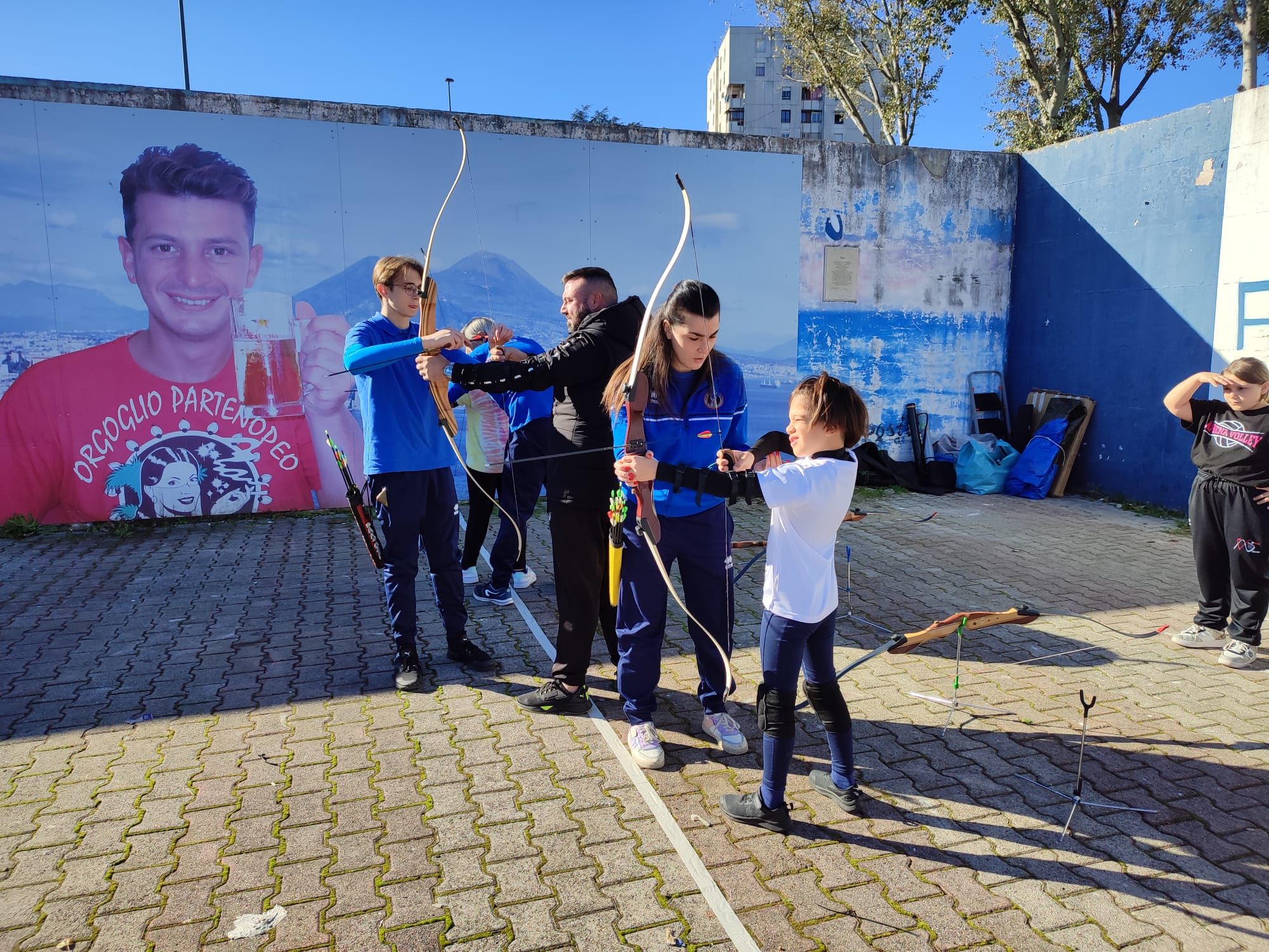 Gli Arcieri Club Napoli alla Fiera dello Sport di Scampia