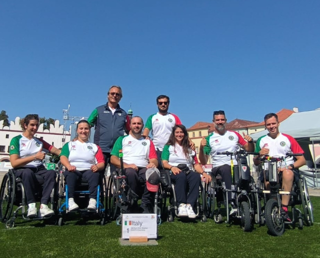 Gli azzurri Para-Archery al lavoro a Firenze