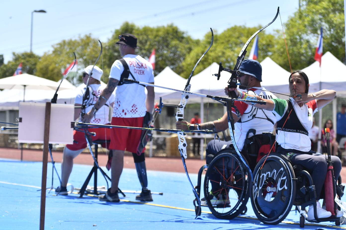 bronzo ricurvo mixed team