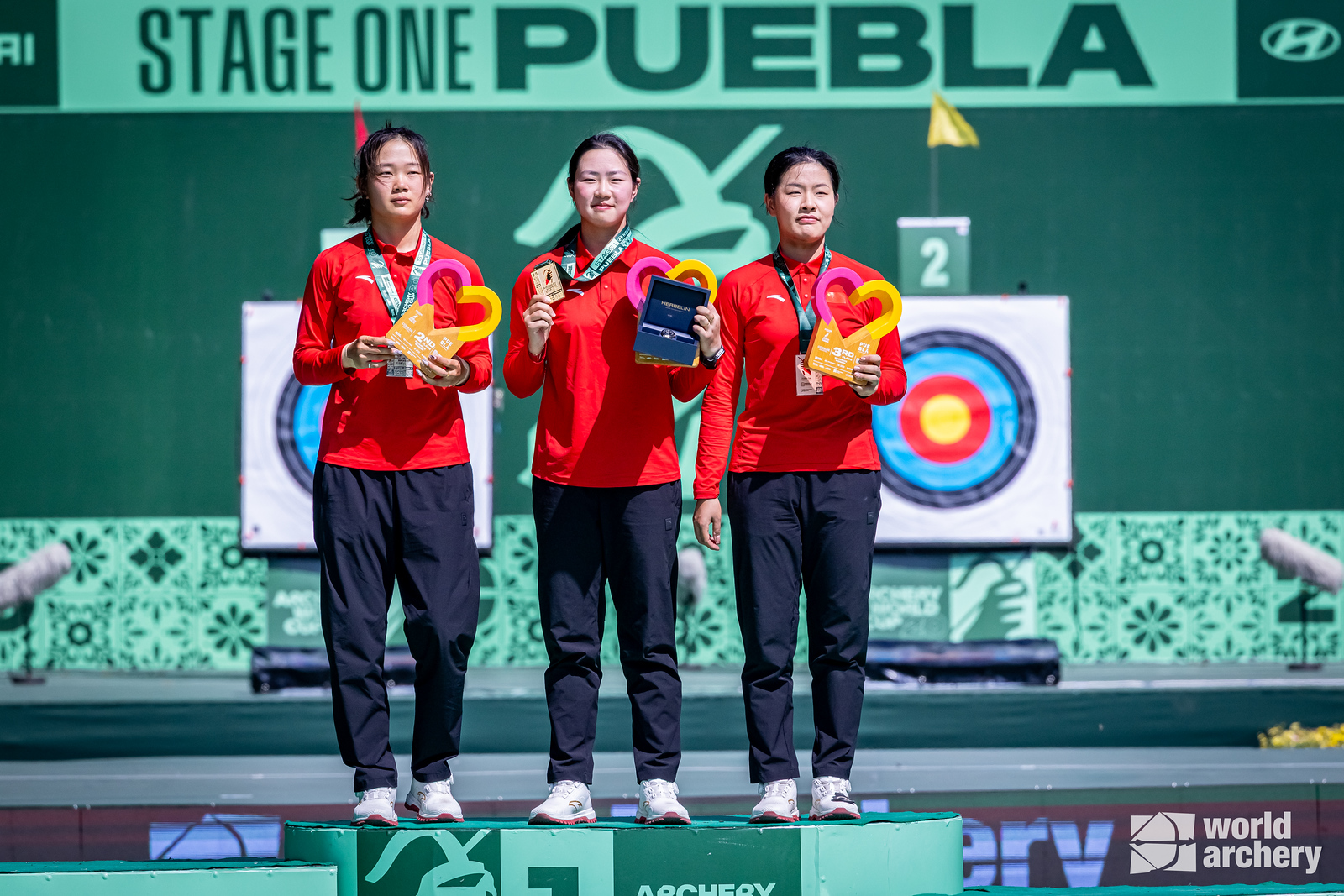 Il podio femminile tutto cinese